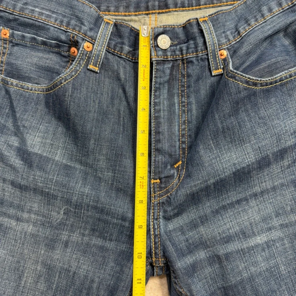 Levis 527 Slim Bootcut Jeans Mens 34x30 Medium Wash Blue Denim 05527-0239